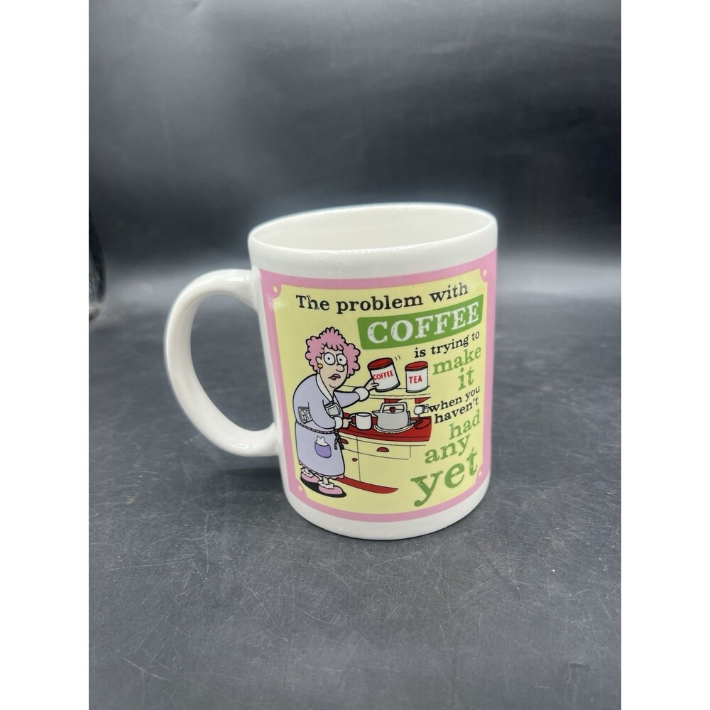 Leanin Tree Coffee Mug The Problem With Coffee Funny Tea Humor Cup Boulder CO